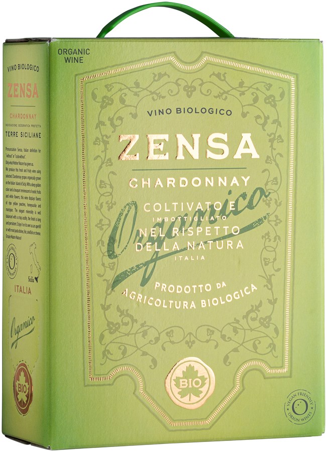 Zensa Chardonnay Organico 3L hanapakkaus