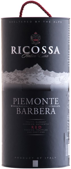 Ricossa Barbera Piemonte Hanapakkaus 3L